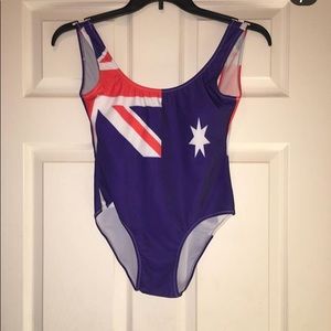 British flag one piece bathing suit